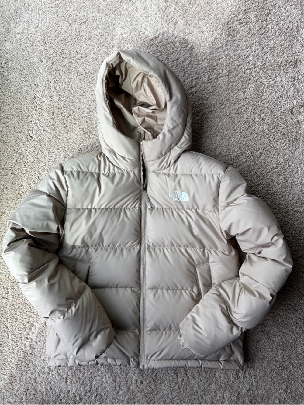 The North Face Women’s Frost Fall Hooded Jacket | Mushroom Grey | Medium